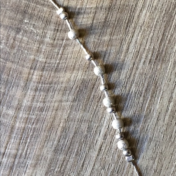 .925 Sterling Silver Stardust Beaded Bracelet - Picture 5 of 8